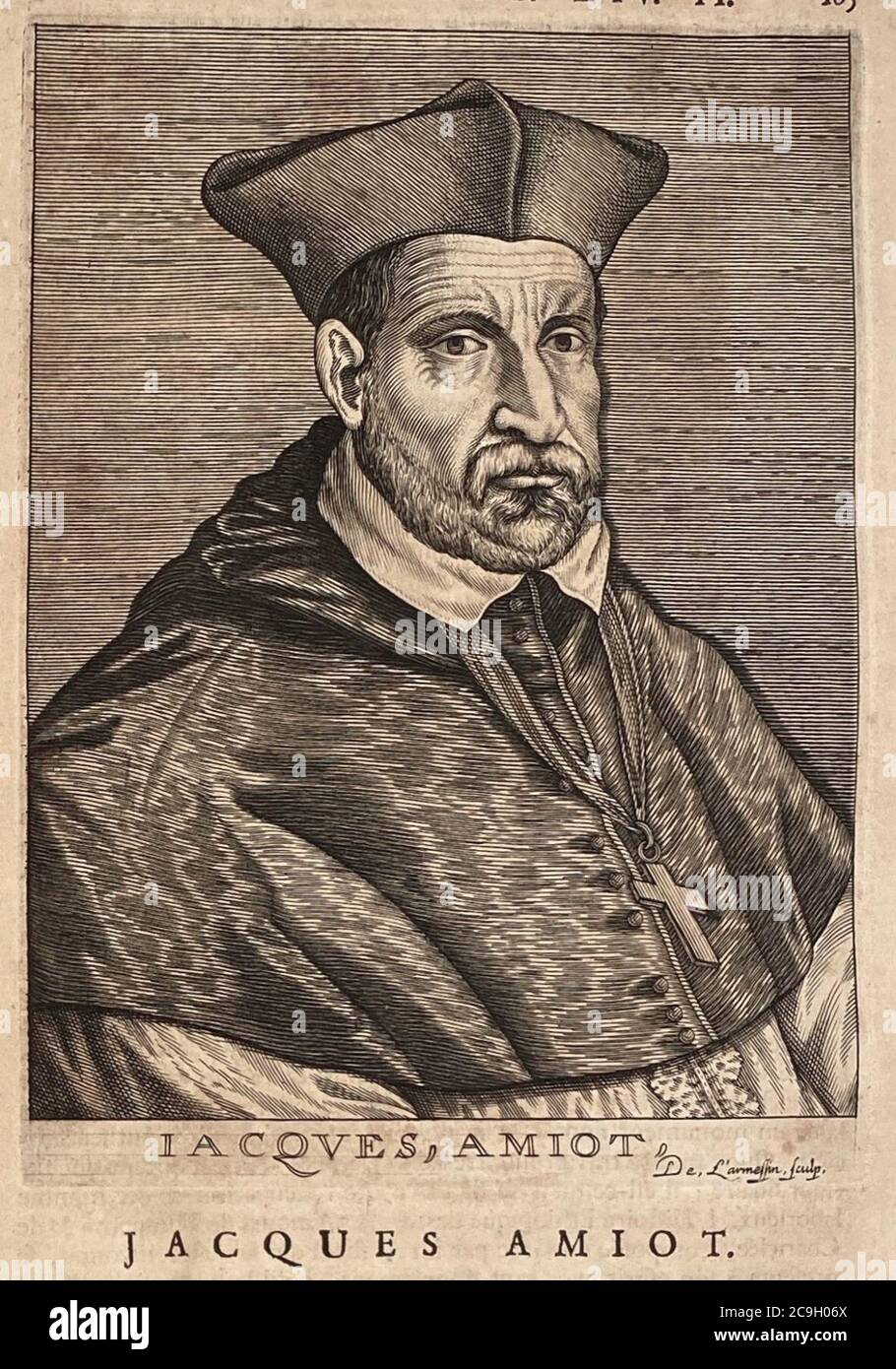 Jacques Amyot, French historian Stock Photo Alamy