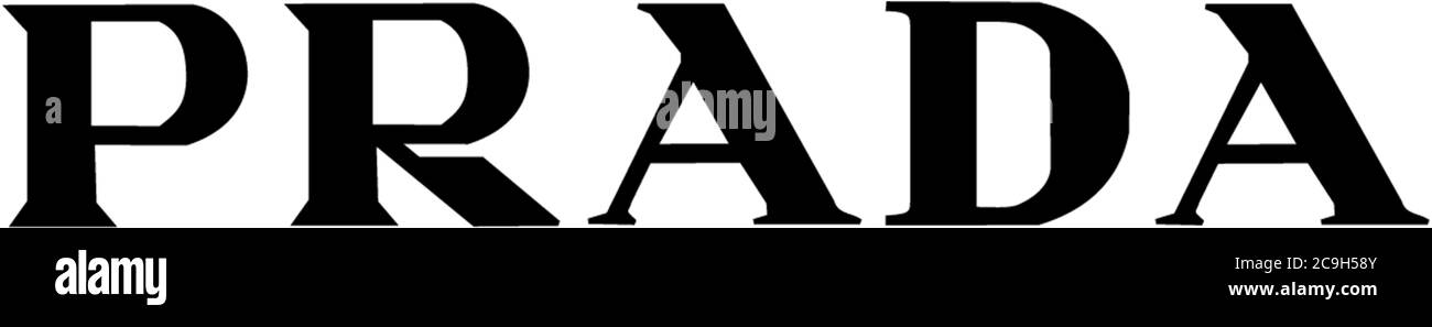 Prada logo Black and White Stock Photos & Images - Alamy