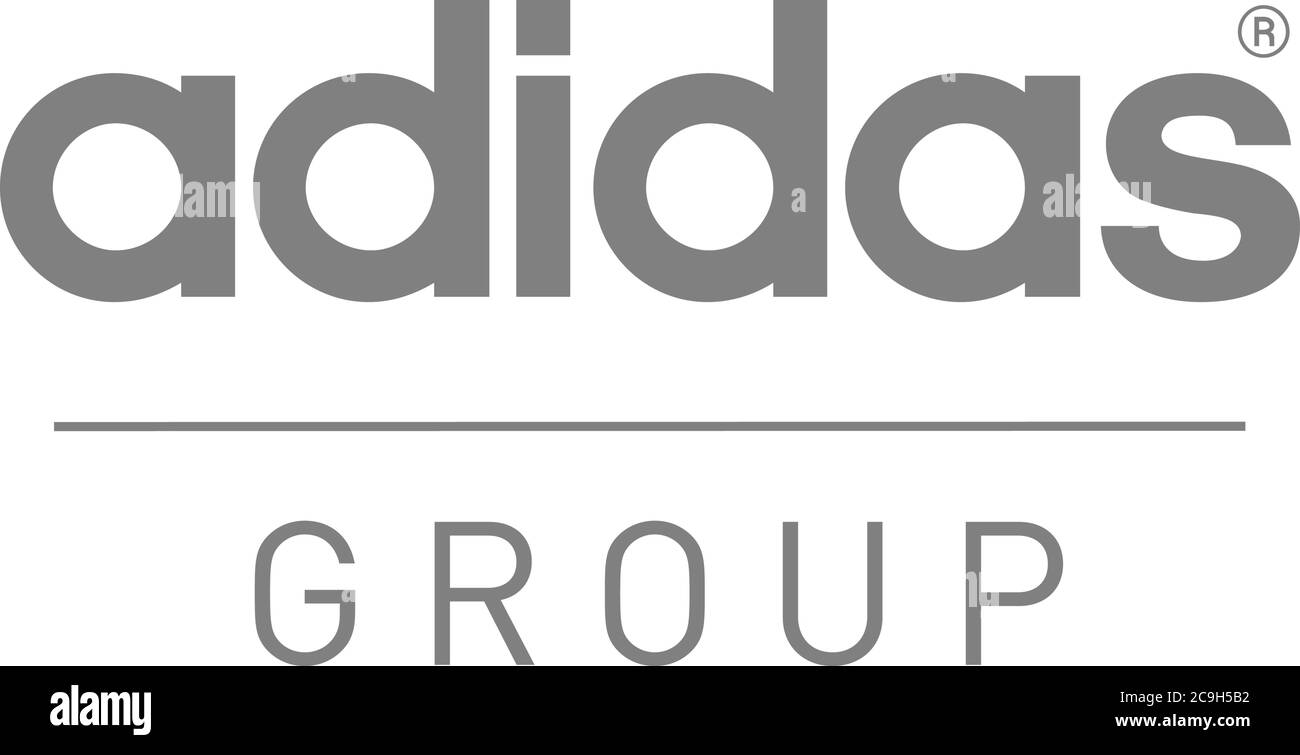 Logo adidas, adidas Group, sporting goods manufacturer, sports brand,  optional, white background Stock Photo - Alamy