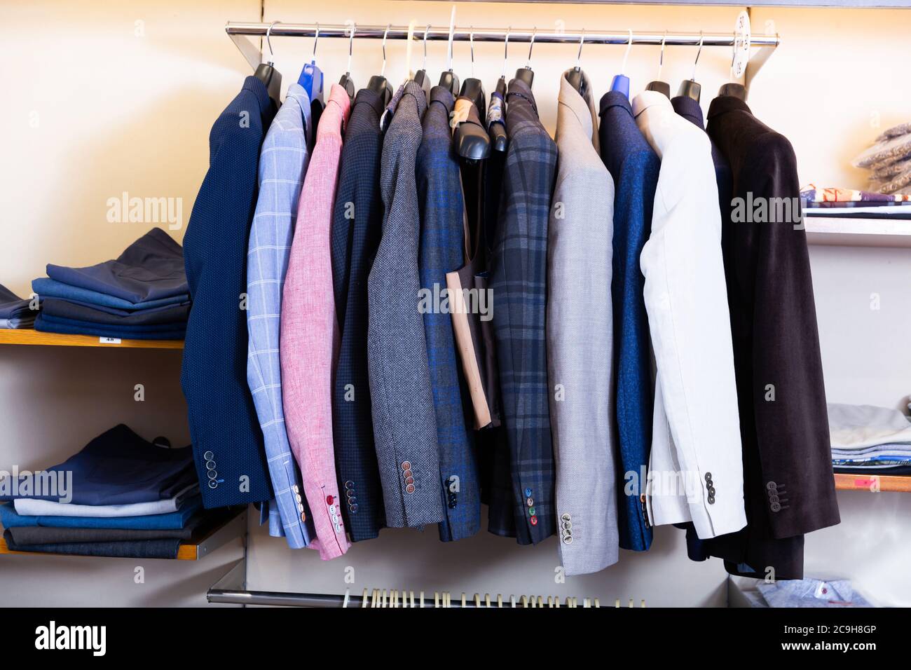 Men's Jackets Hangers Men's Store Stock Photo by ©mc.atolye 382927348