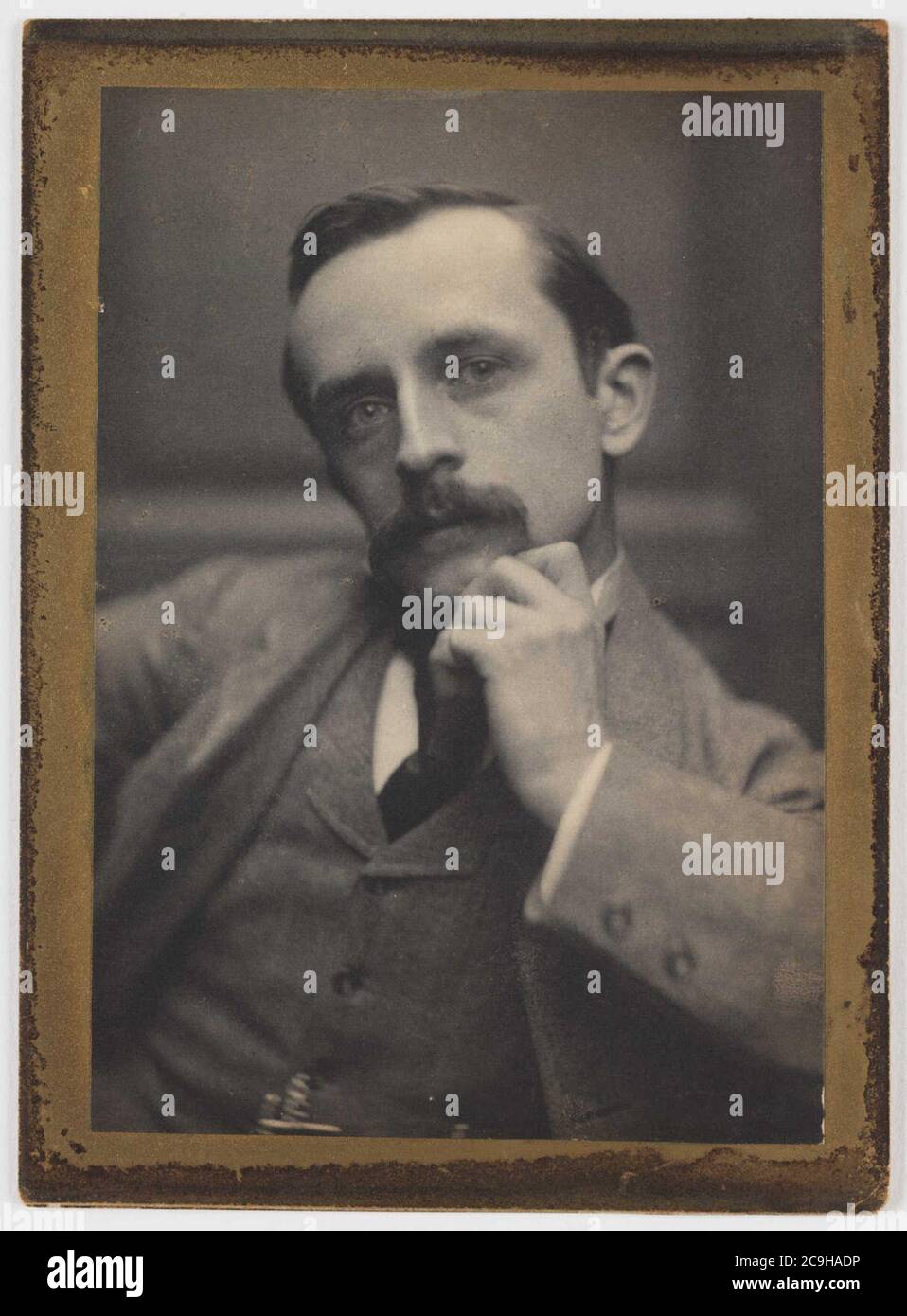 J. M. Barrie by Frederick Hollyer 1892. Stock Photo