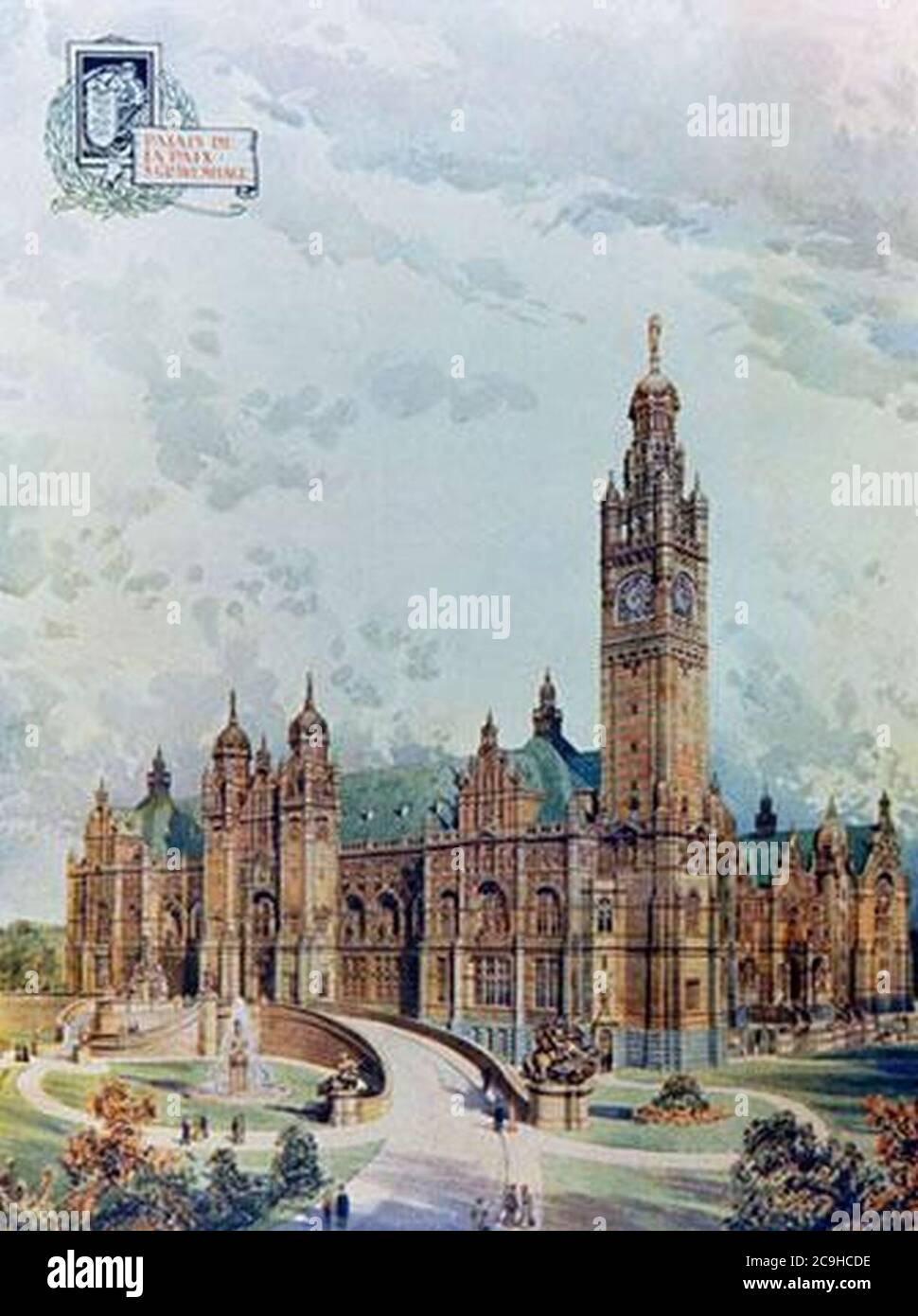 J.F. Groll competition design for the Peace Palace Stock Photo - Alamy