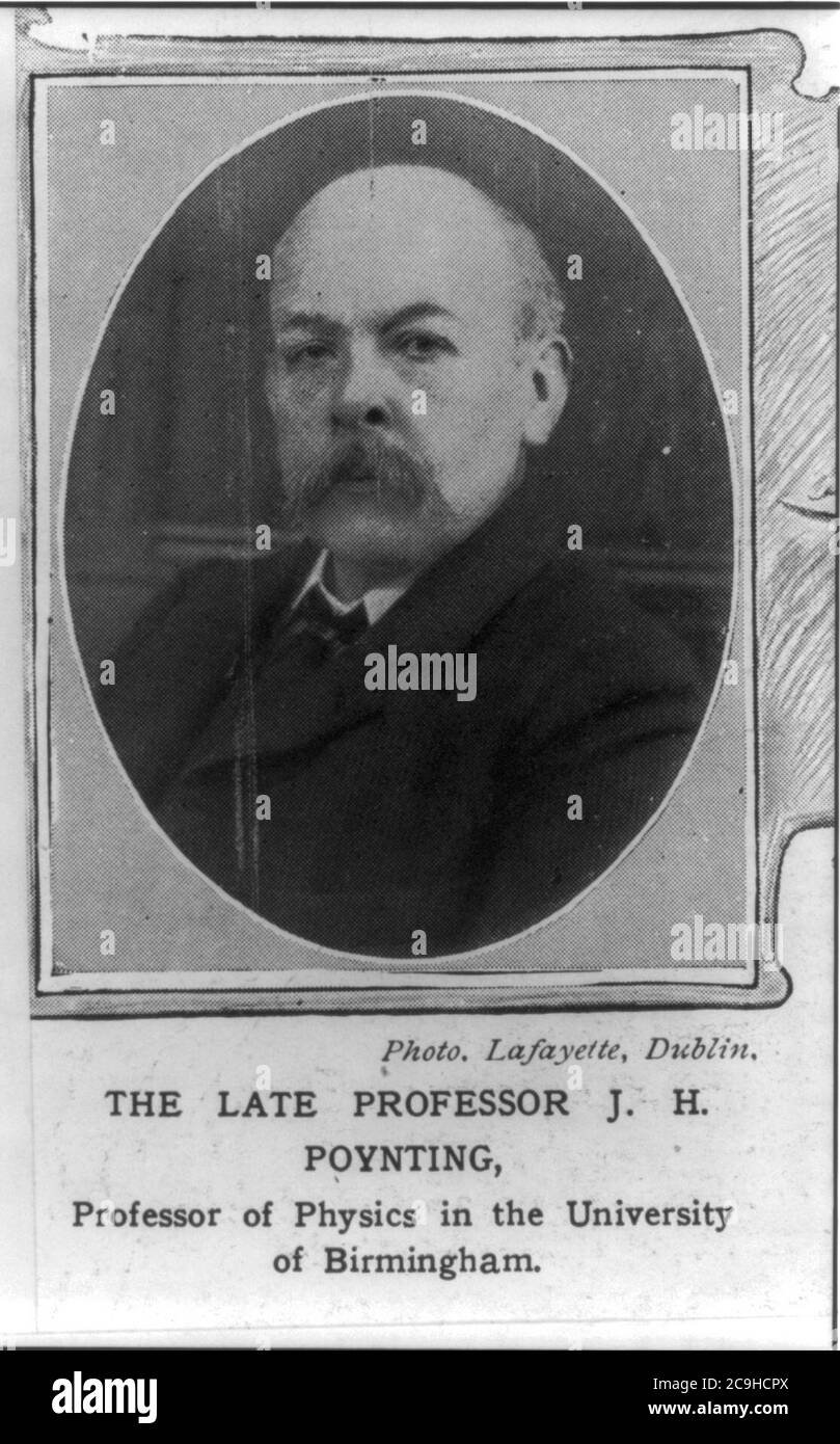 Poynting professor of physics hires stock photography and images Alamy