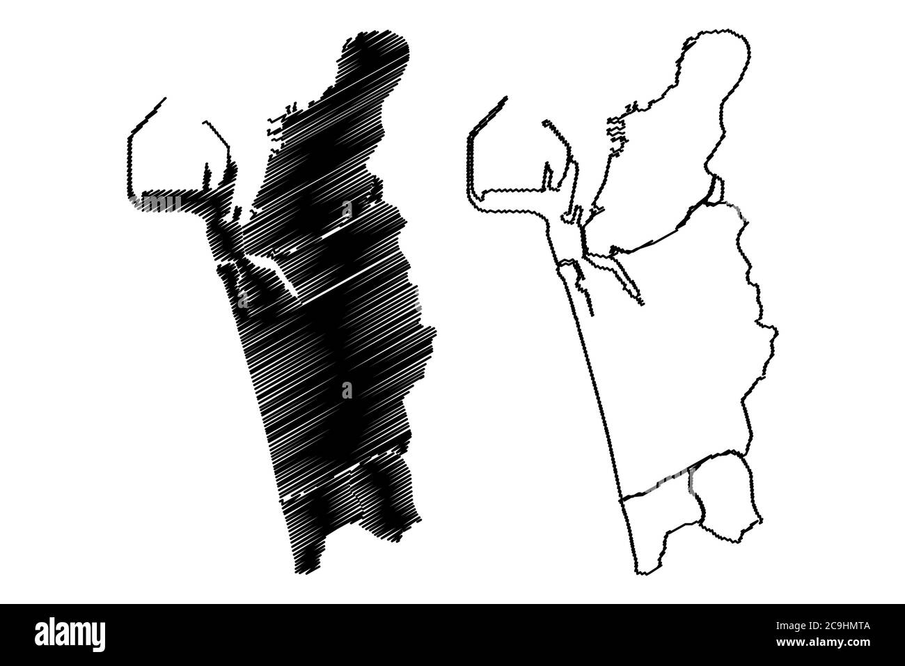Colombo City Democratic Socialist Republic Of Sri Lanka Western Province Map Vector Illustration Scribble Sketch City Of Colombo Map Stock Vector Image Art Alamy