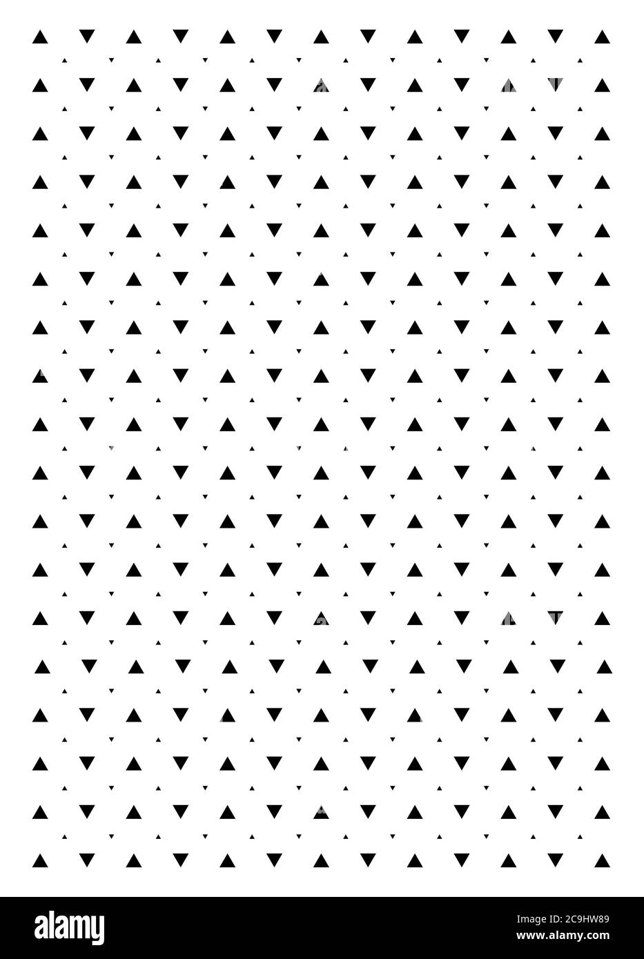 Triangle black and white background. Vector modern pattern with black ...