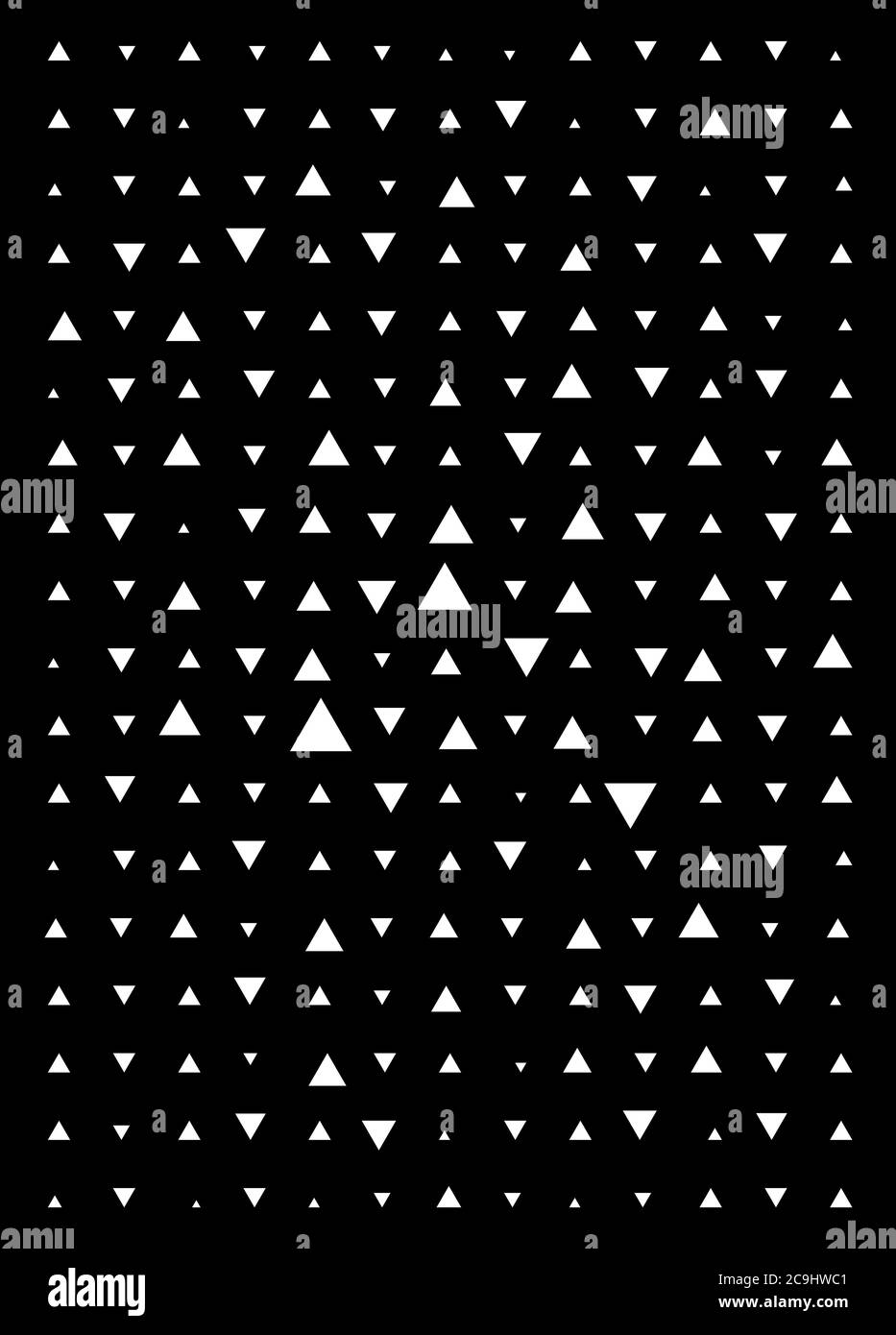 Triangle black and white background. Vector modern pattern with white ...