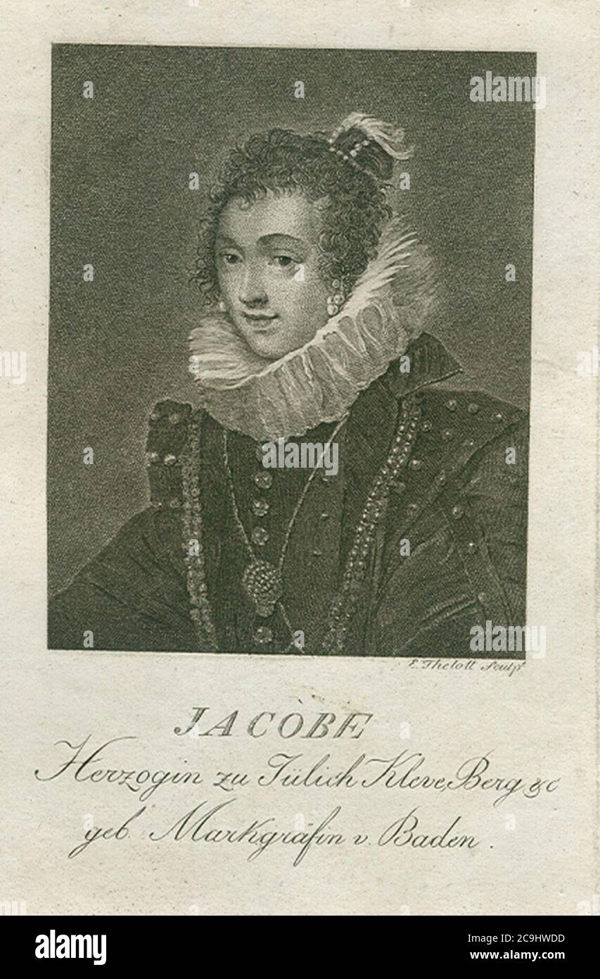 Jacobe von Baden by Thelott Stock Photo Alamy