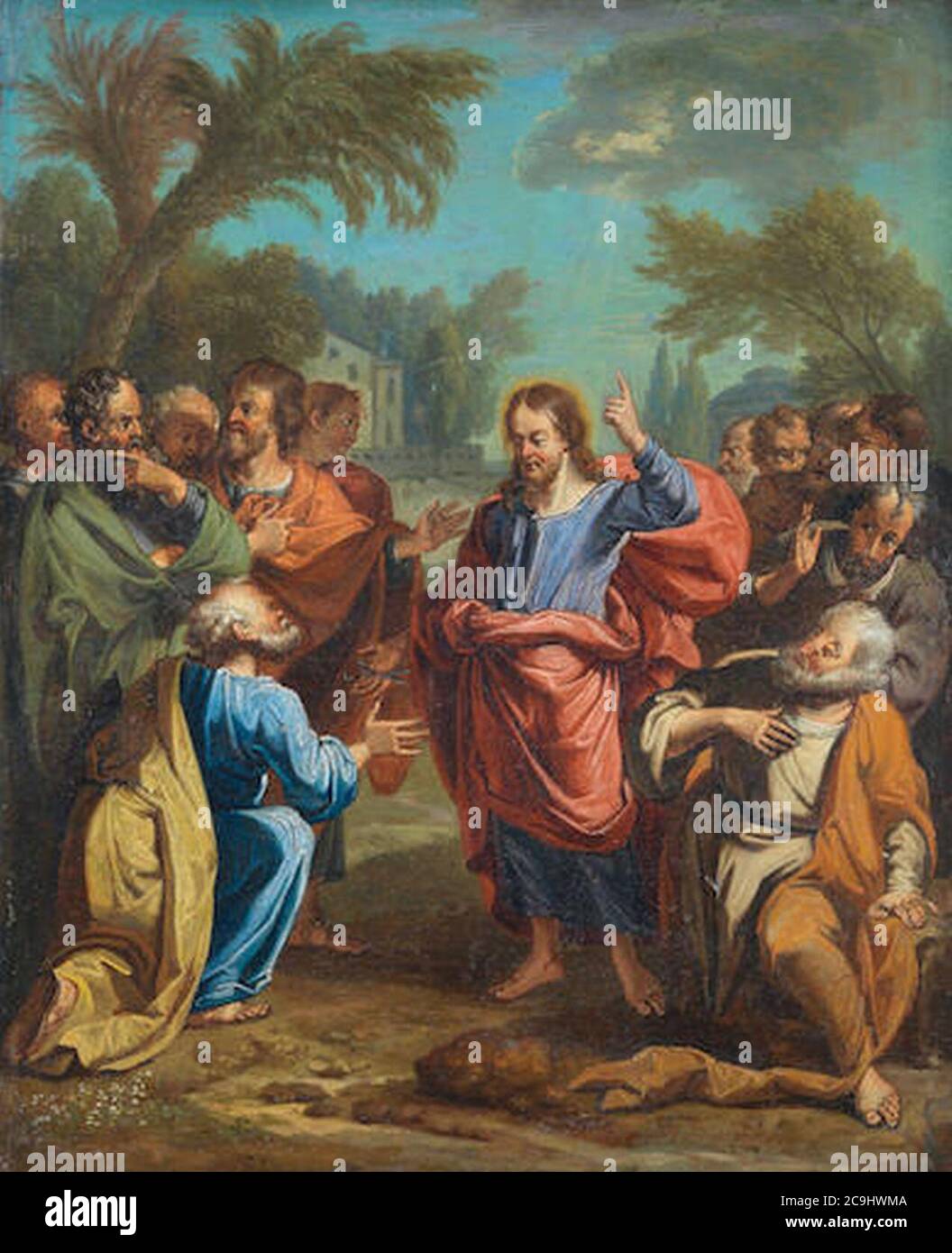 Jacobus Ignatius de Roore Christ giving the keys to Saint Peter