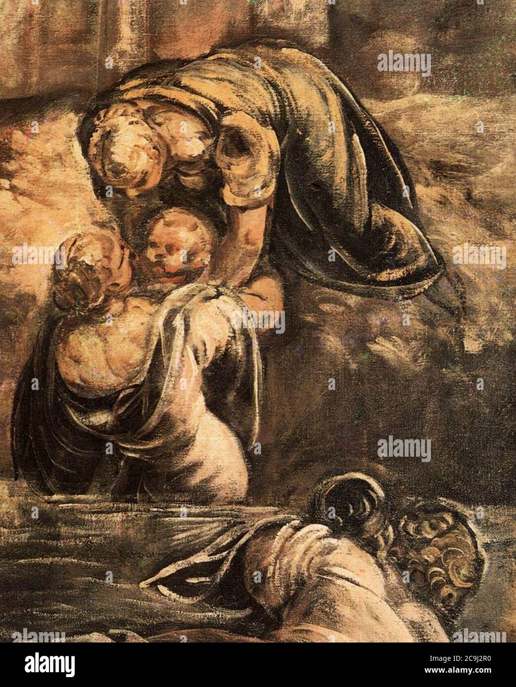 Jacopo Tintoretto - The Massacre of the Innocents (detail) Stock Photo