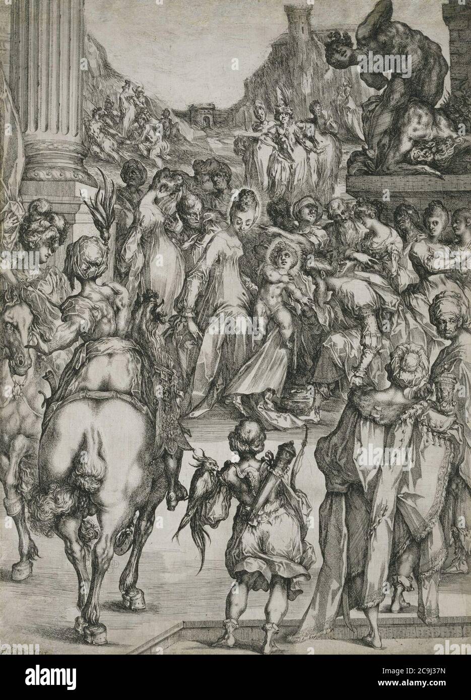 Jacques Bellange - The Adoration of the Magi Stock Photo - Alamy