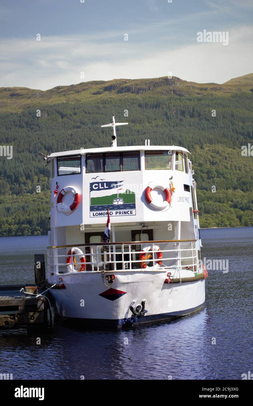 Cruise Boats on Loch Lomond in Scotland, UK Stock Photo Alamy