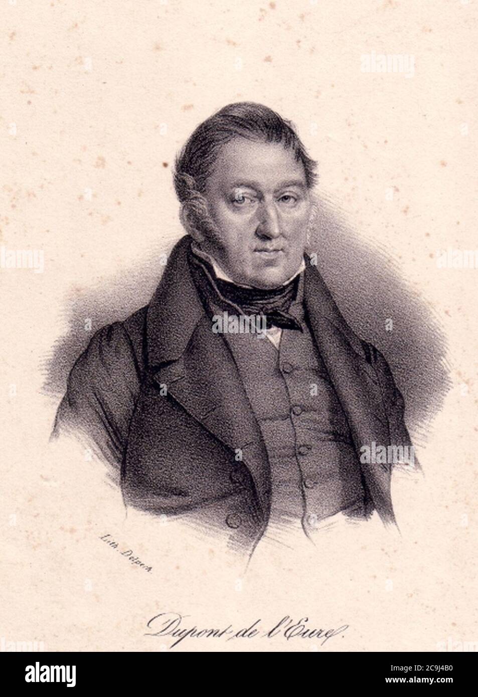 Jacques-Charles Dupont de L'Eure. Stock Photo