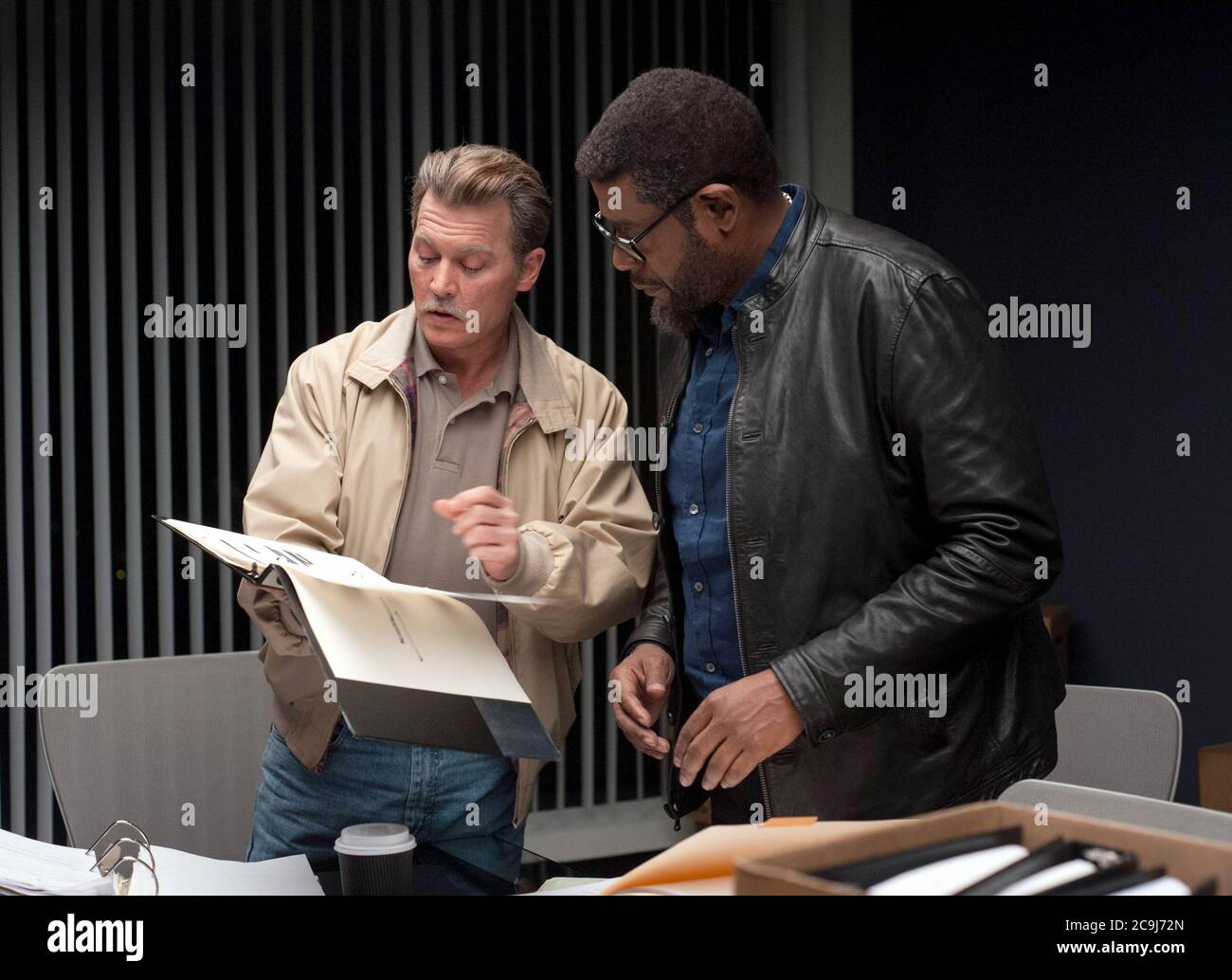 DEPP,WHITAKER, CITY OF LIES, 2018 Stock Photo