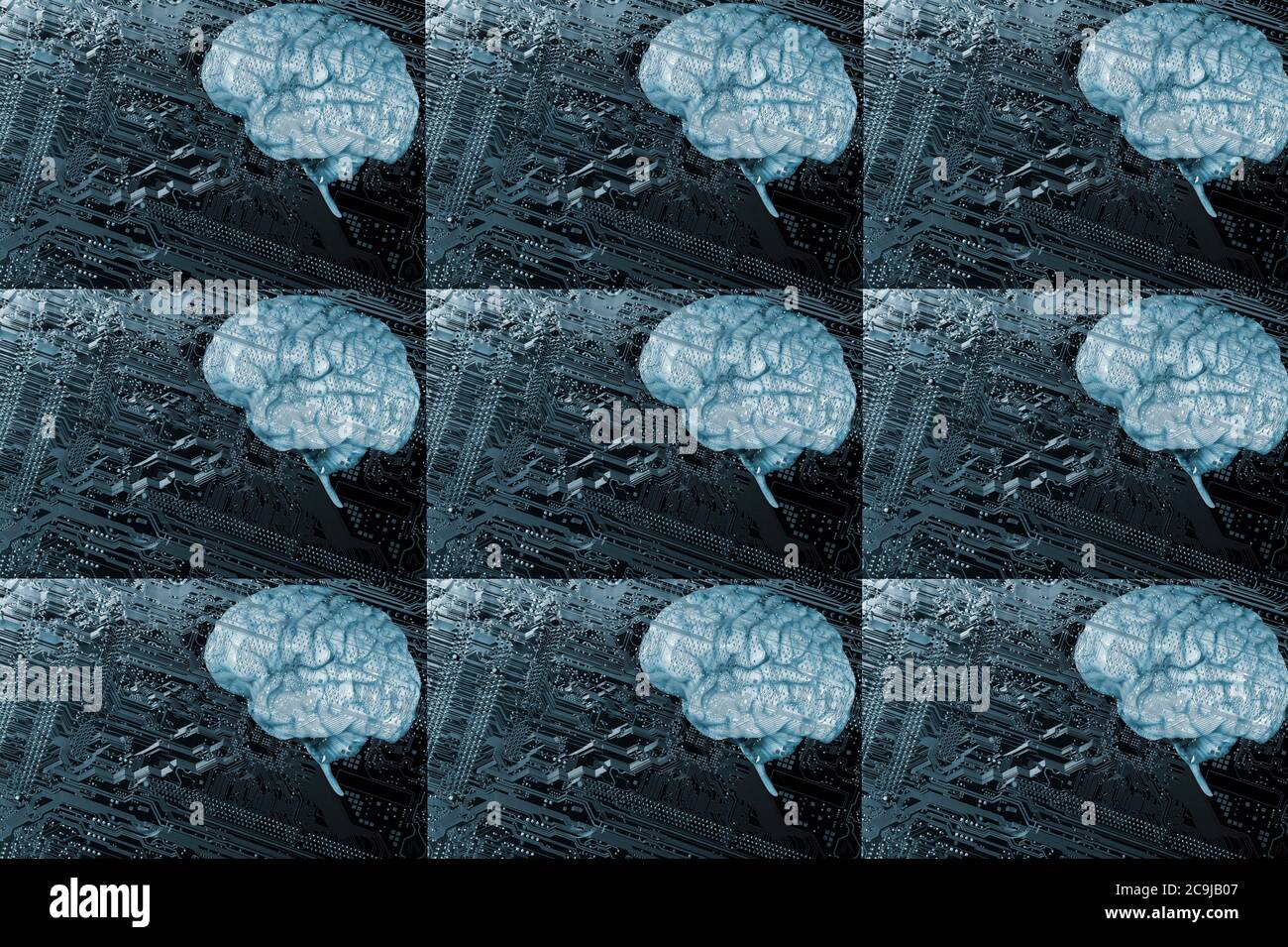 Artificial intelligence, conceptual image. Stock Photo