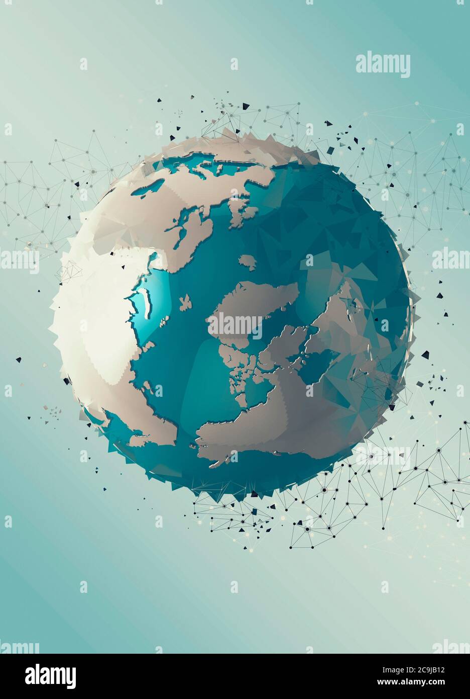 Planet earth, illustration Stock Photo - Alamy