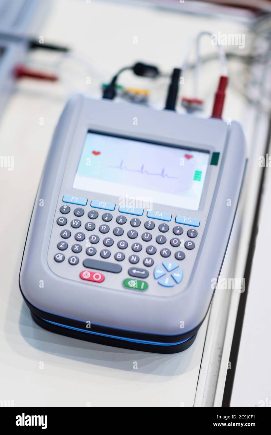 Defibrillator analyzer Stock Photo Alamy