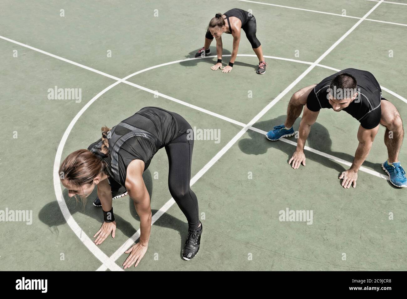Insanity workout class hi res stock photography and images Alamy