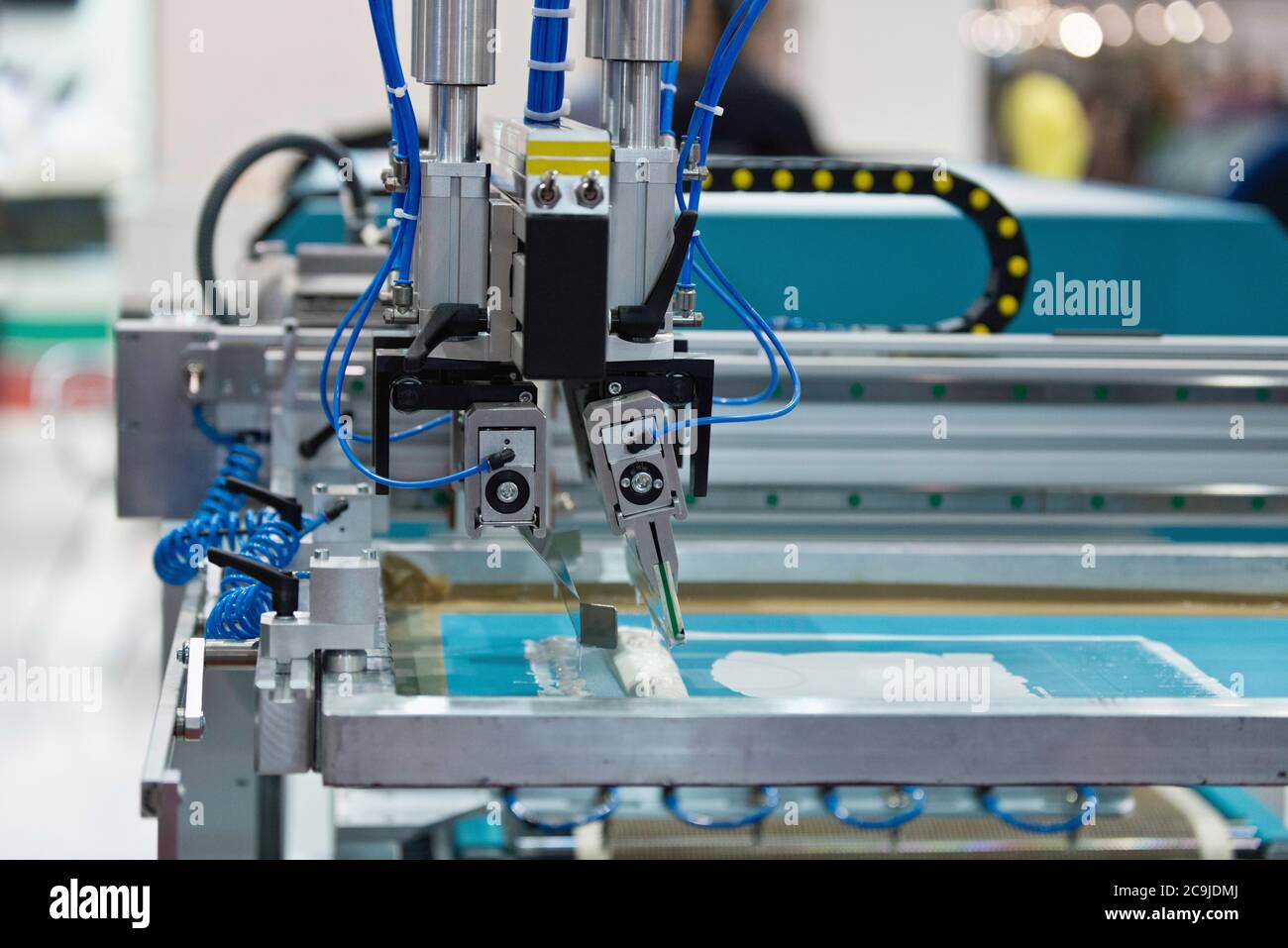 Silk screen printing machine in 