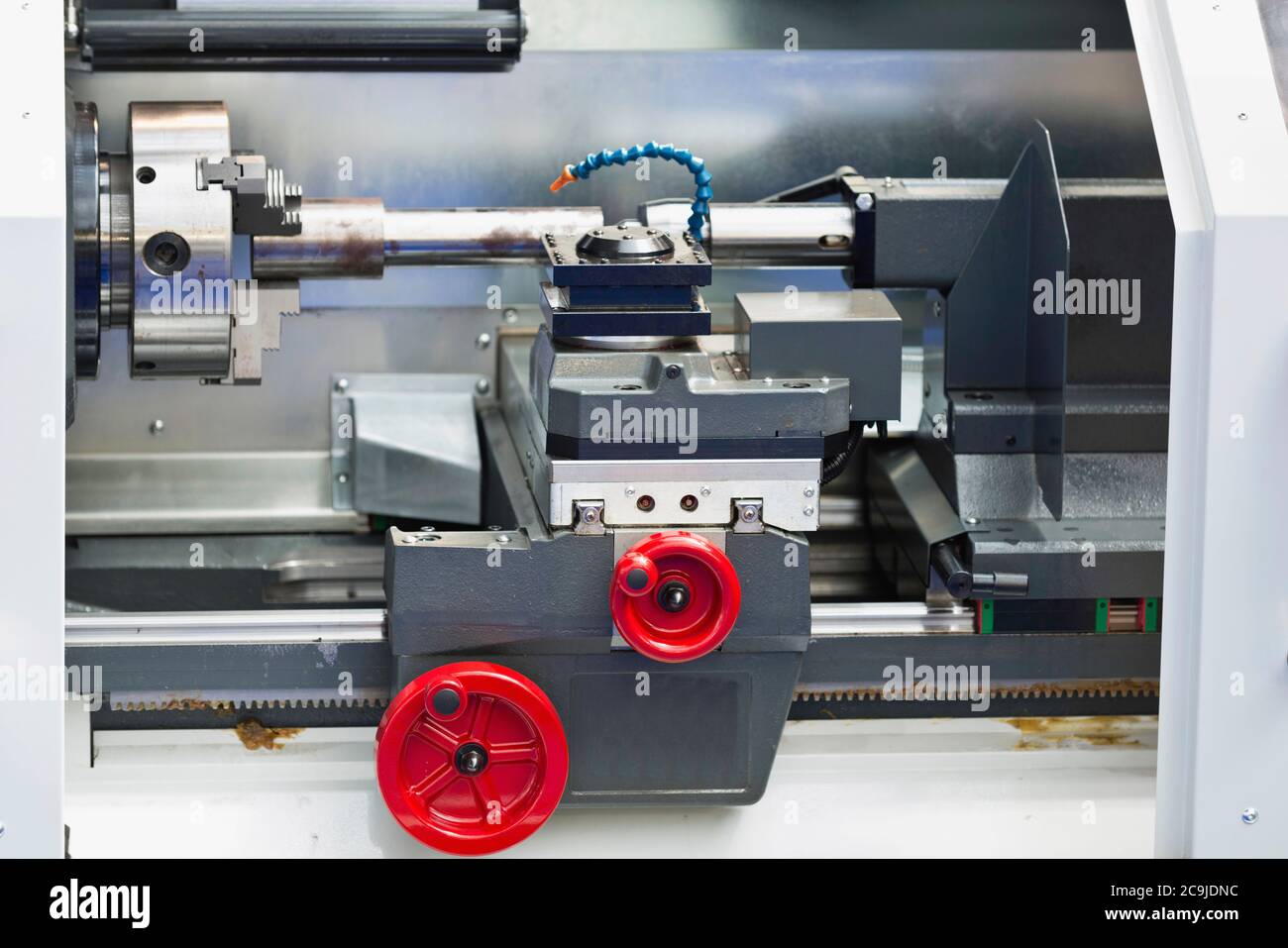 Industrial CNC Toolroom Lathe Stock Photo Alamy
