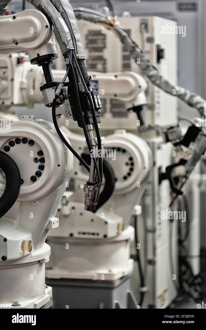 Welding robot. Stock Photo