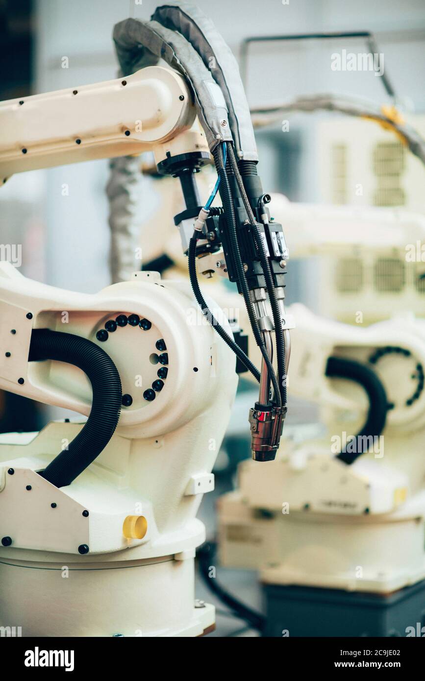 Welding robot. Stock Photo