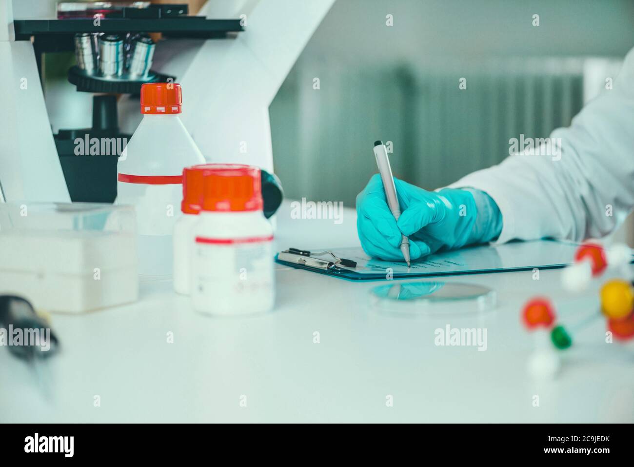 Scientific research. Stock Photo