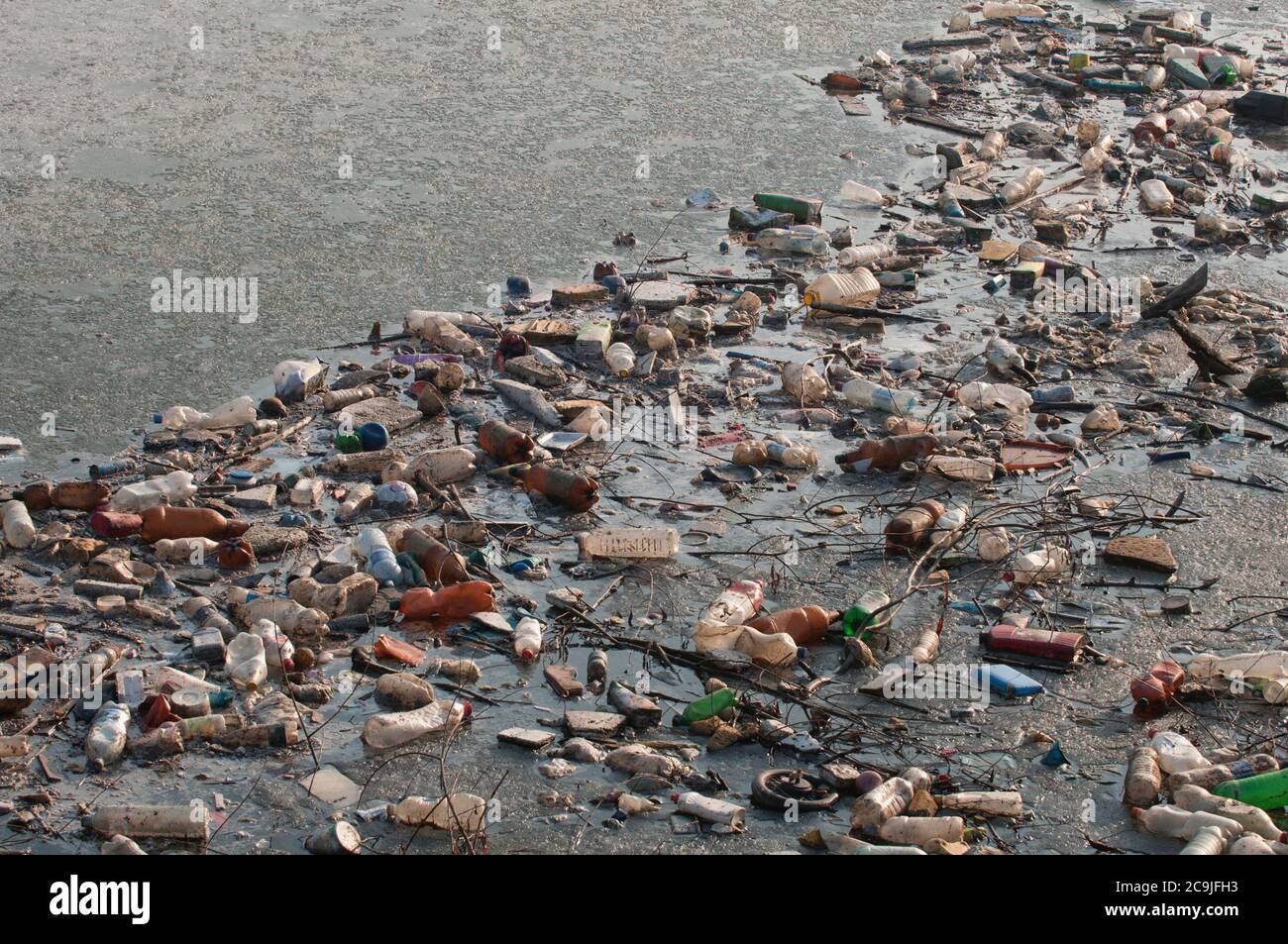 Water pollution. Stock Photo