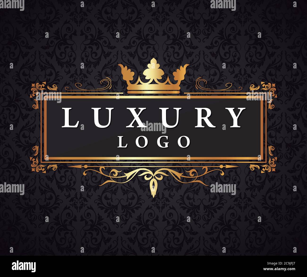 Luxury, Royal and Elegant Logo Vector Design Stock Vector Image & Art ...