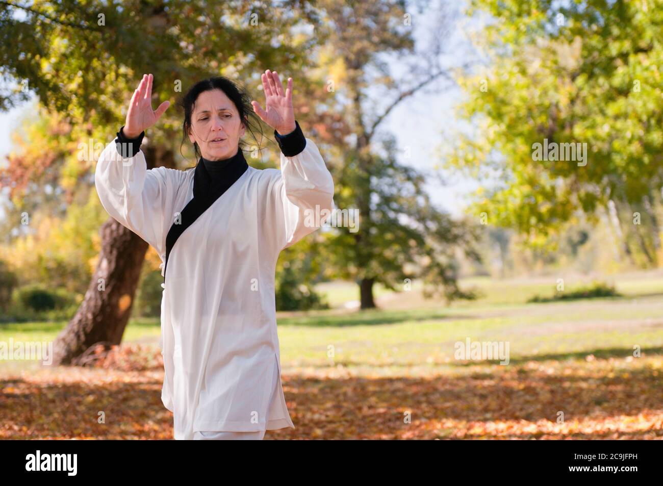 Martial arts practice Stock Photo Alamy