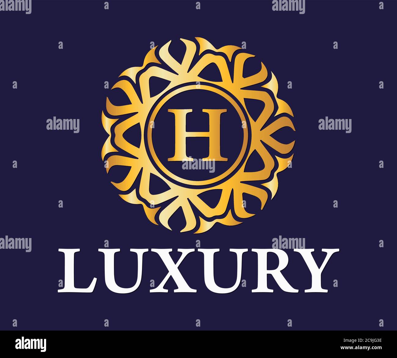 Luxury, Royal and Elegant Logo Vector Design Stock Vector Image & Art ...