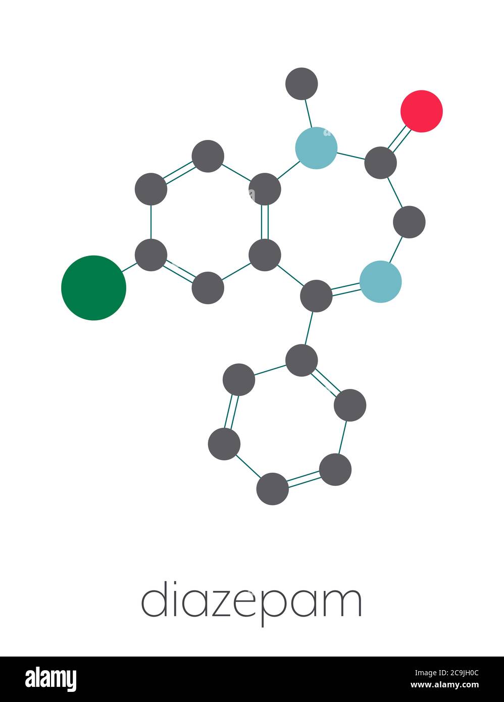 Diazepam molecular model hires stock photography and images Alamy