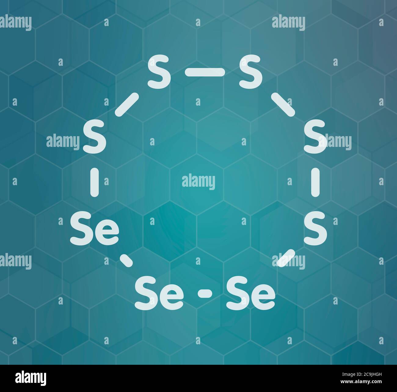 Selenium disulfide dandruff shampoo active ingredient molecule