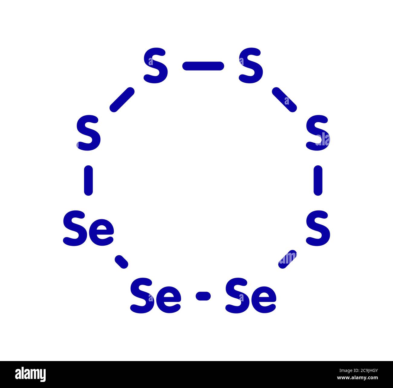 Selenium disulfide dandruff shampoo active ingredient molecule