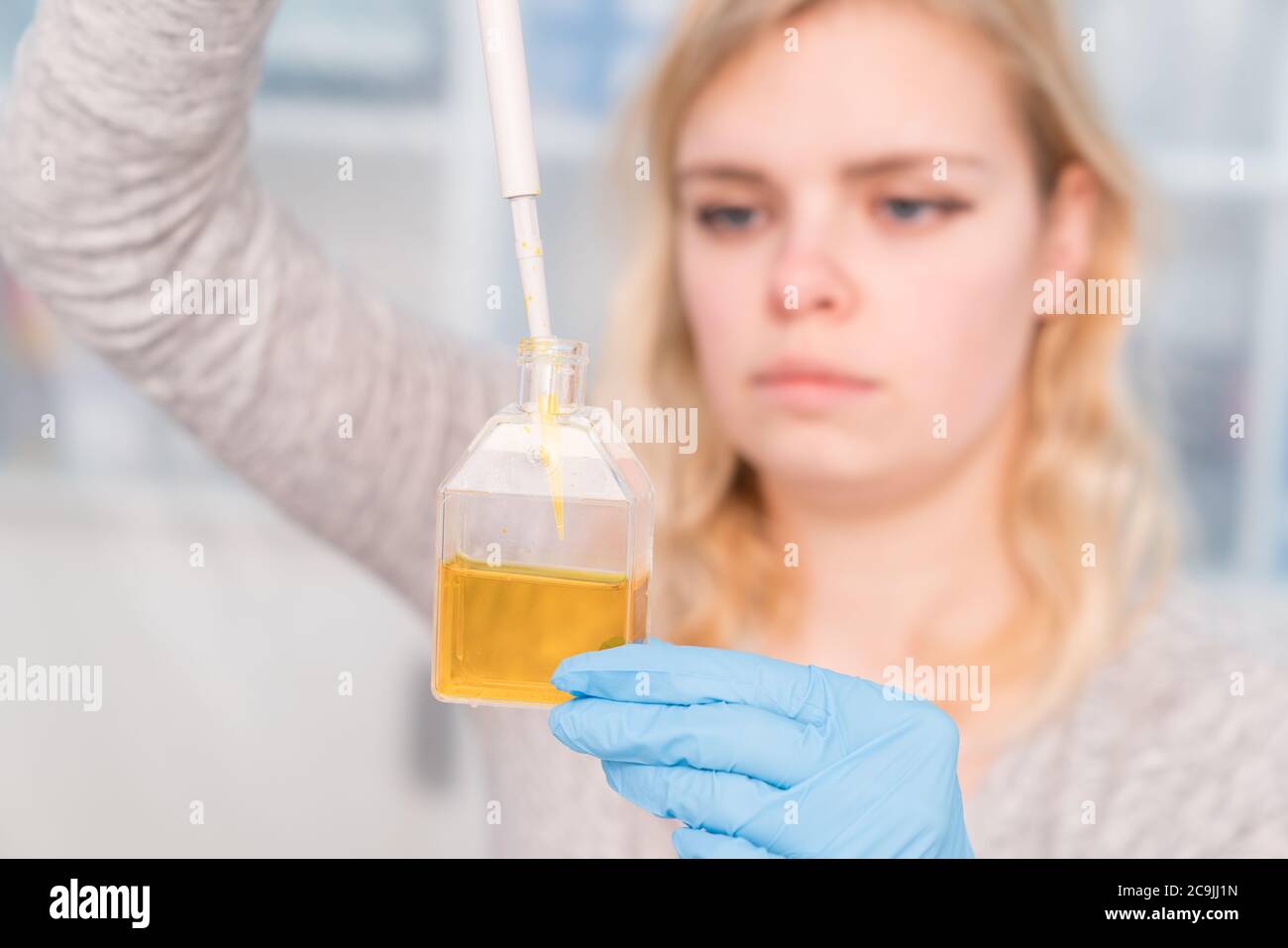 student-using-pipette-stock-photo-alamy