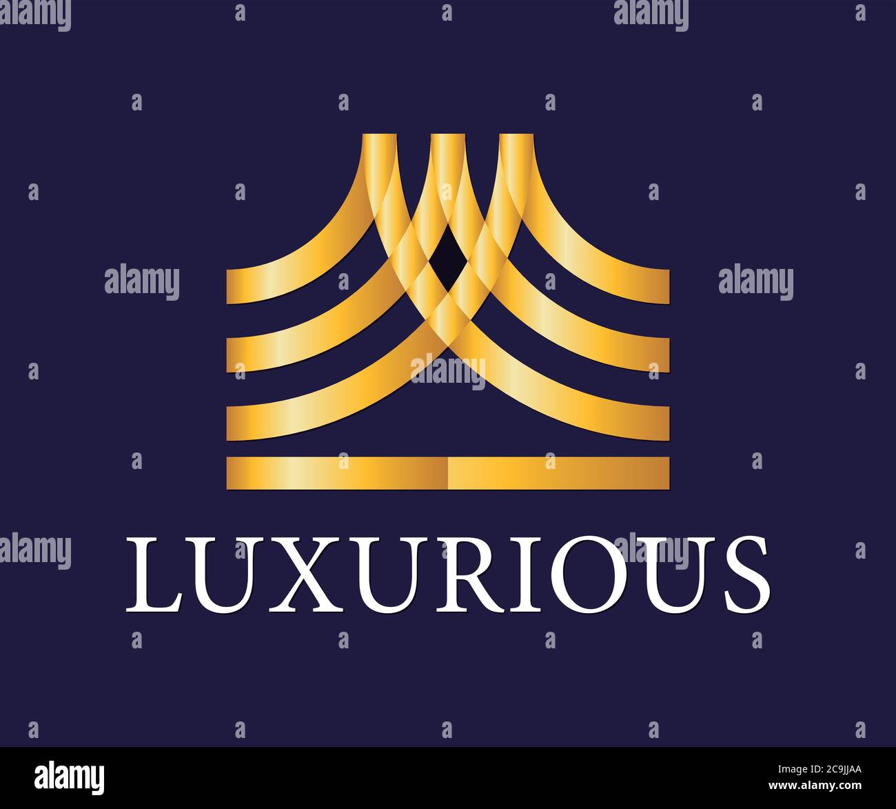 Luxury, Royal and Elegant Logo Vector Design Stock Vector Image & Art ...