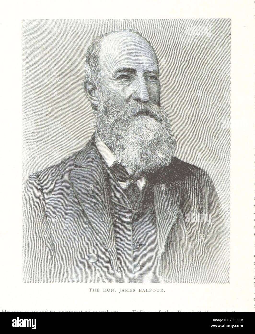 James Balfour (Australian politician Stock Photo Alamy