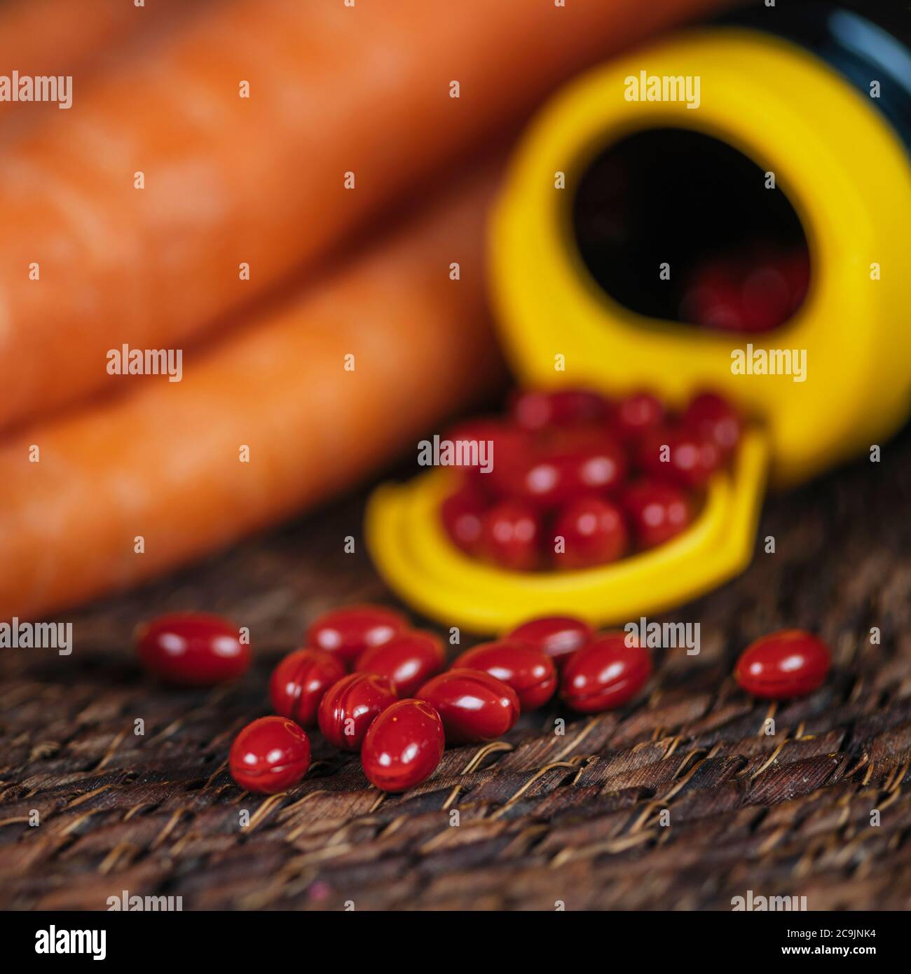 Beta carotene supplements pills and natural sources of beta carotene in