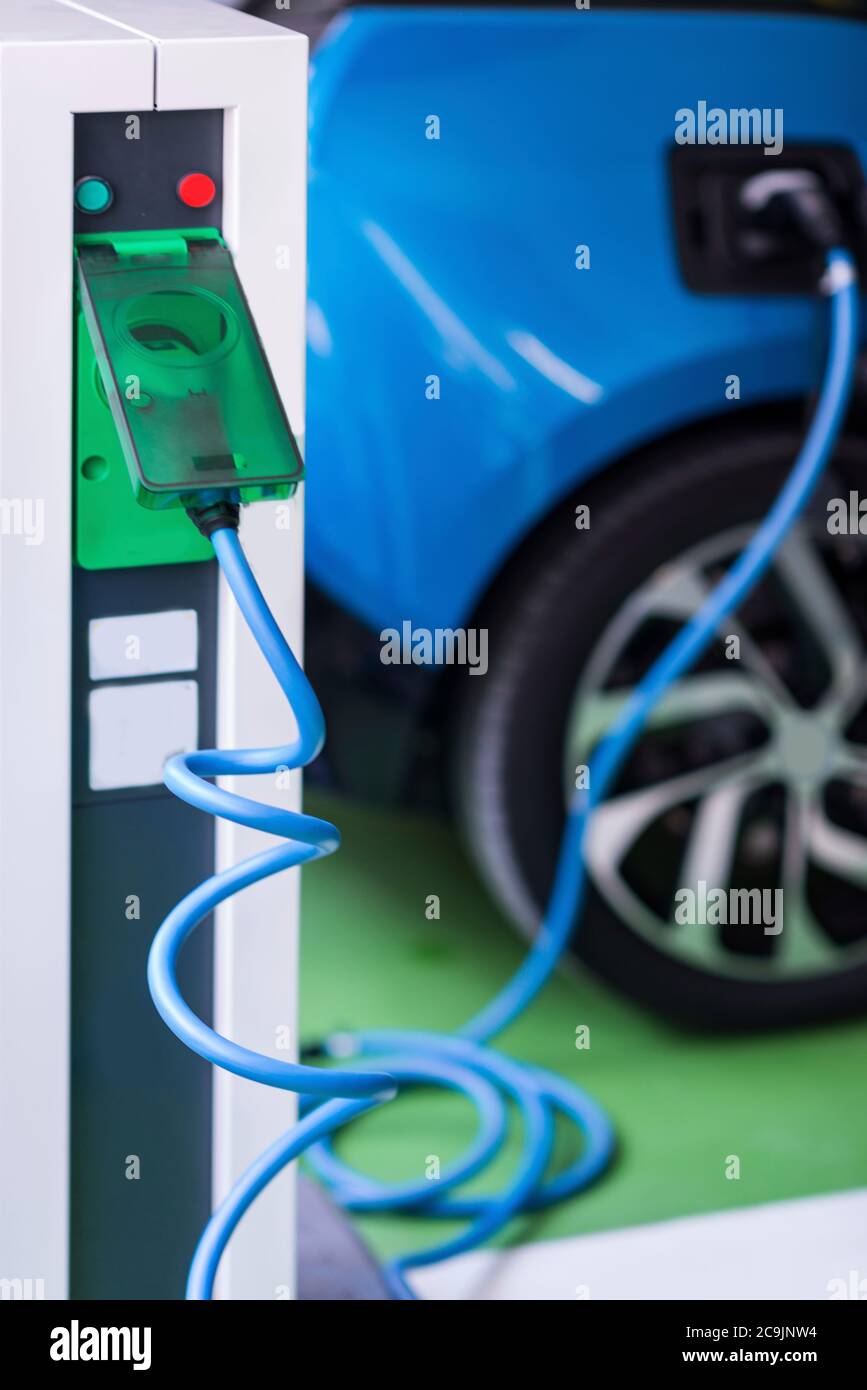 Electric vehicle charging stations Stock Photo Alamy