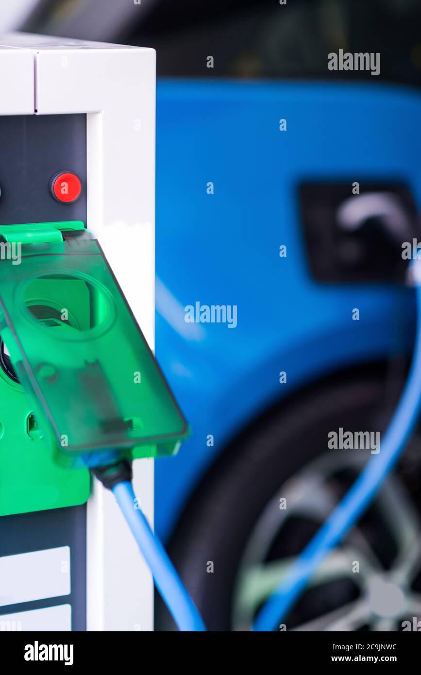 Electric vehicle charging stations Stock Photo Alamy