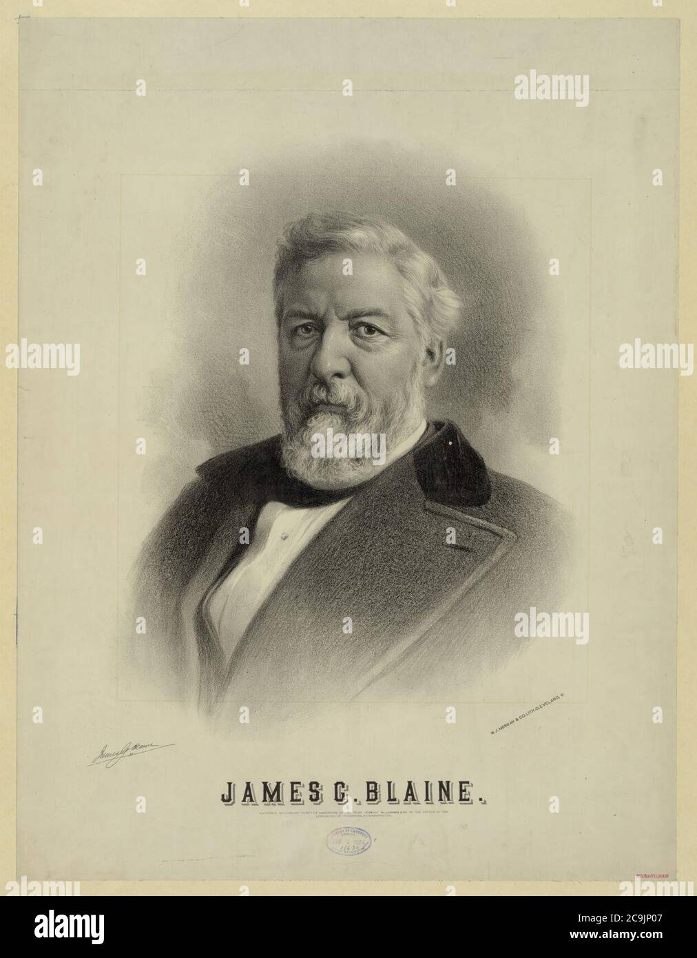 James G. Blaine Stock Photo - Alamy