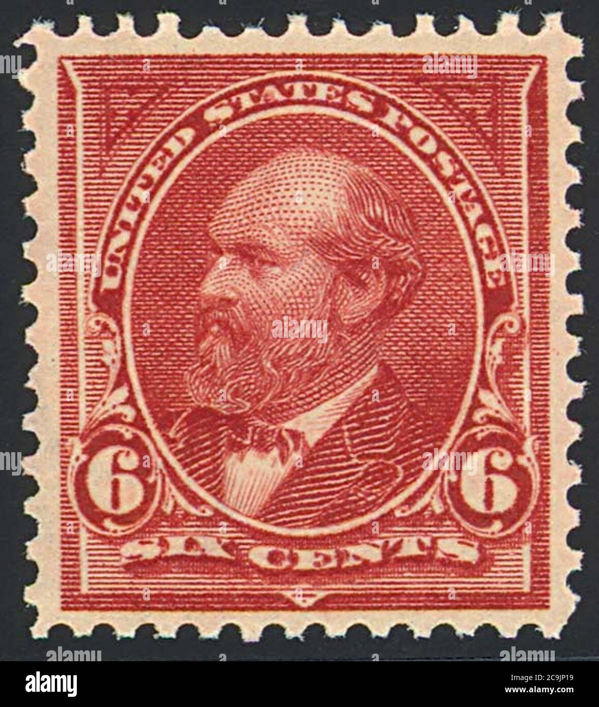 James Garfield 1898 Issue6c Stock Photo Alamy