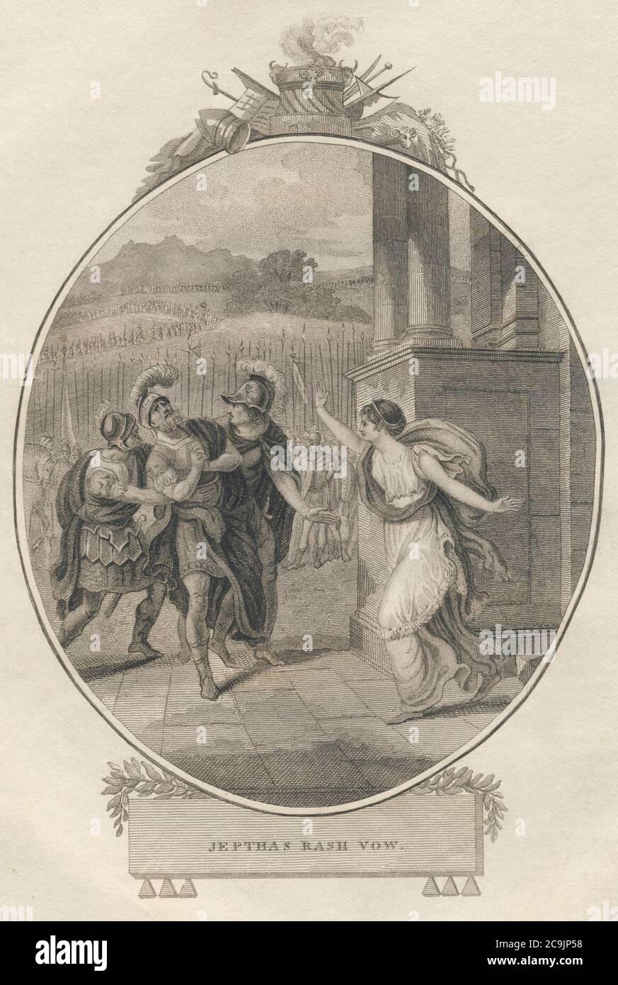 James Gundee & M. Jones - Jeptha's Rash Vow Stock Photo - Alamy