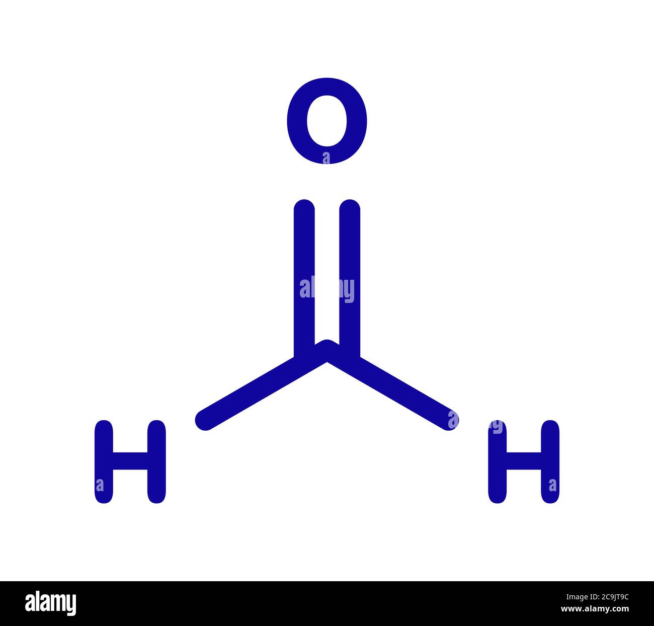 Chemistry chemical formula formaldehyde hires stock photography and