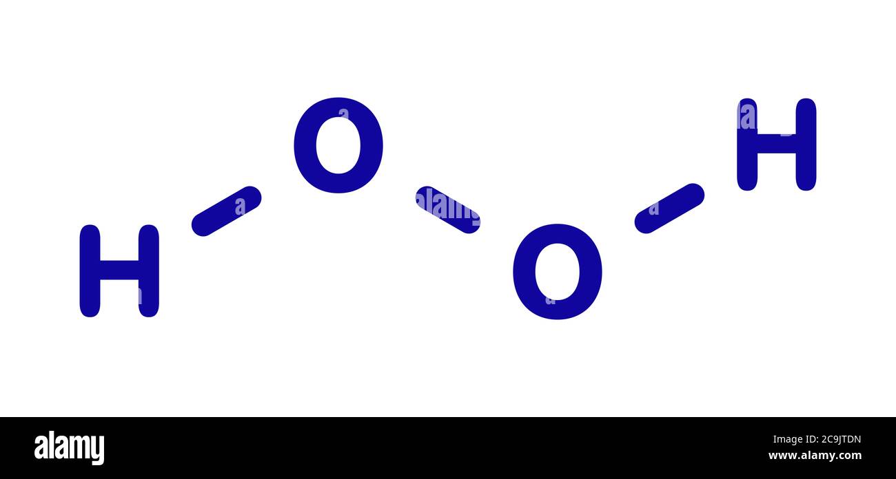 Hydrogen Peroxide Molecule Reactive Oxygen Species Ros Used As Bleaching Agent Disinfectant Chemical Reagent Etc Blue Skeletal Formula On Whit Stock Photo Alamy Hydrogen Peroxide Molecule Reactive Oxygen Species Ros Used As Bleaching Agent Disinfectant Chemical Reagent Etc Blue Skeletal Formula On Whit Stock Photo Alamy