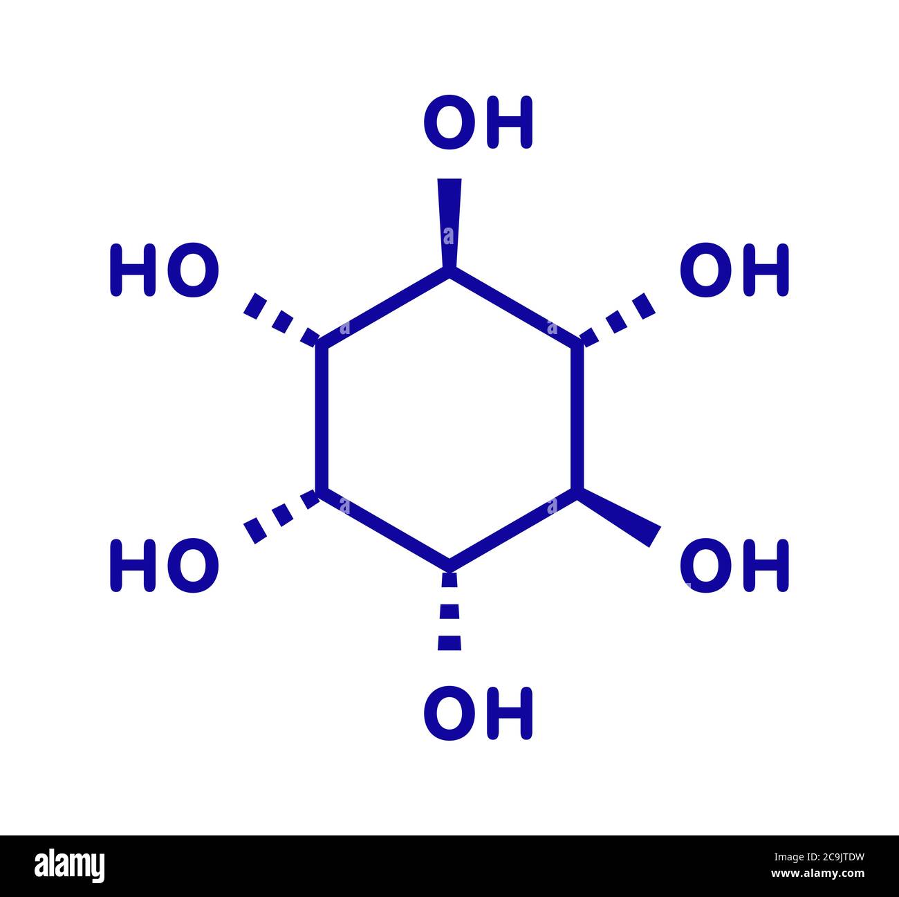inositol (myo-inositol) molecule. Inositol and its phosphates play ...