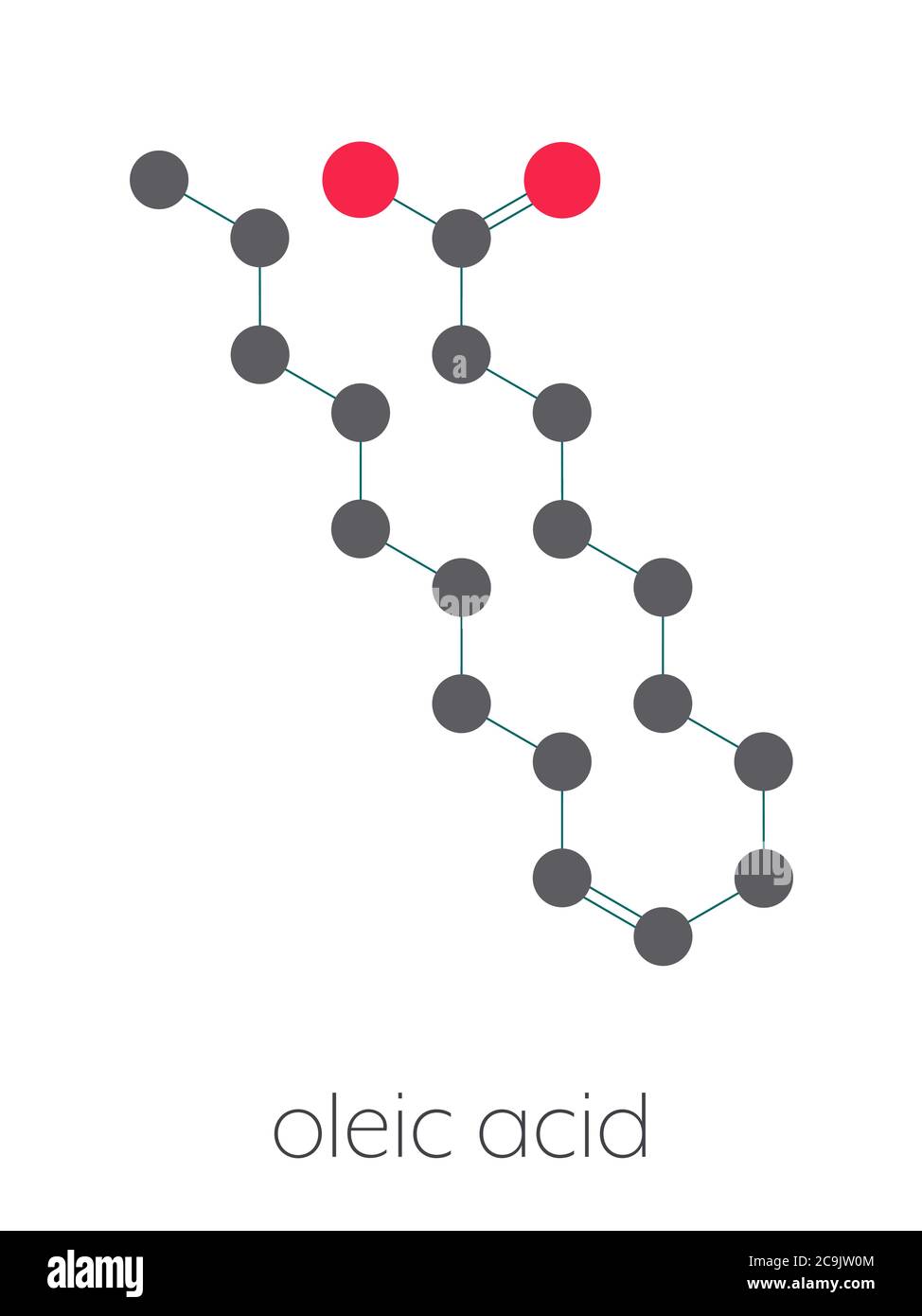 Oleic acid (omega9, cis) fatty acid. Common in animal fats and