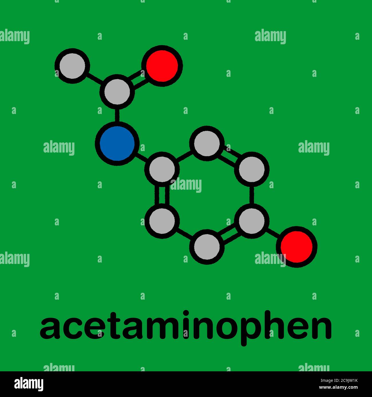 Acetaminophen Chemical Structure