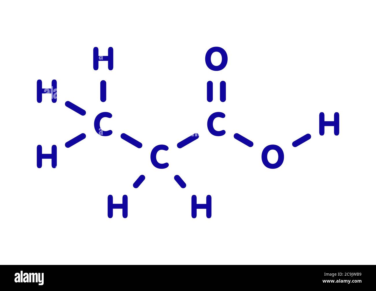 Propanoic Acid Structure