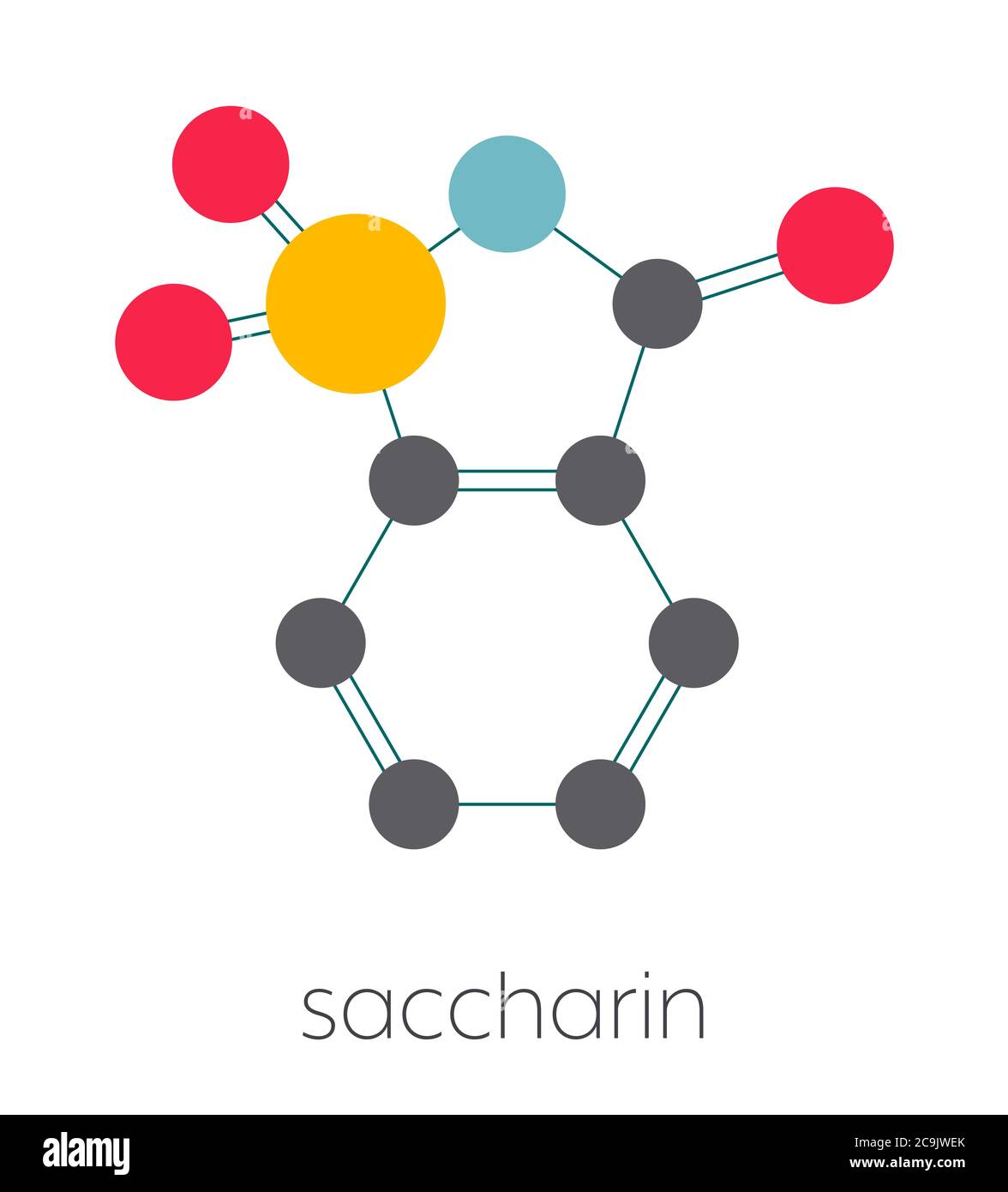 Saccharin Structure