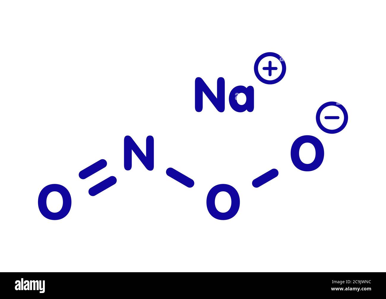 Peroxynitrite (sodium) Reactive Nitrogen Species Molecule. Formed By ...